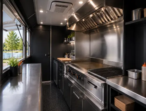 BBQ trailer build for mobile barbecue businesses and outdoor food service.