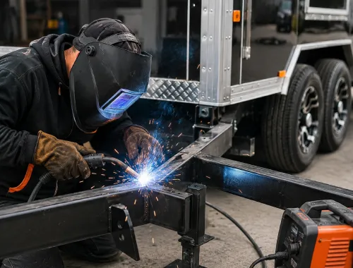 Mobile welding support for trailer repairs and custom service needs.